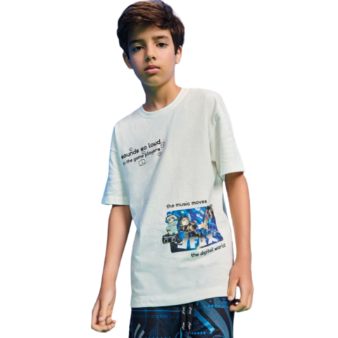 Robloxing-camiseta de manga curta infantil, blusa de algodão