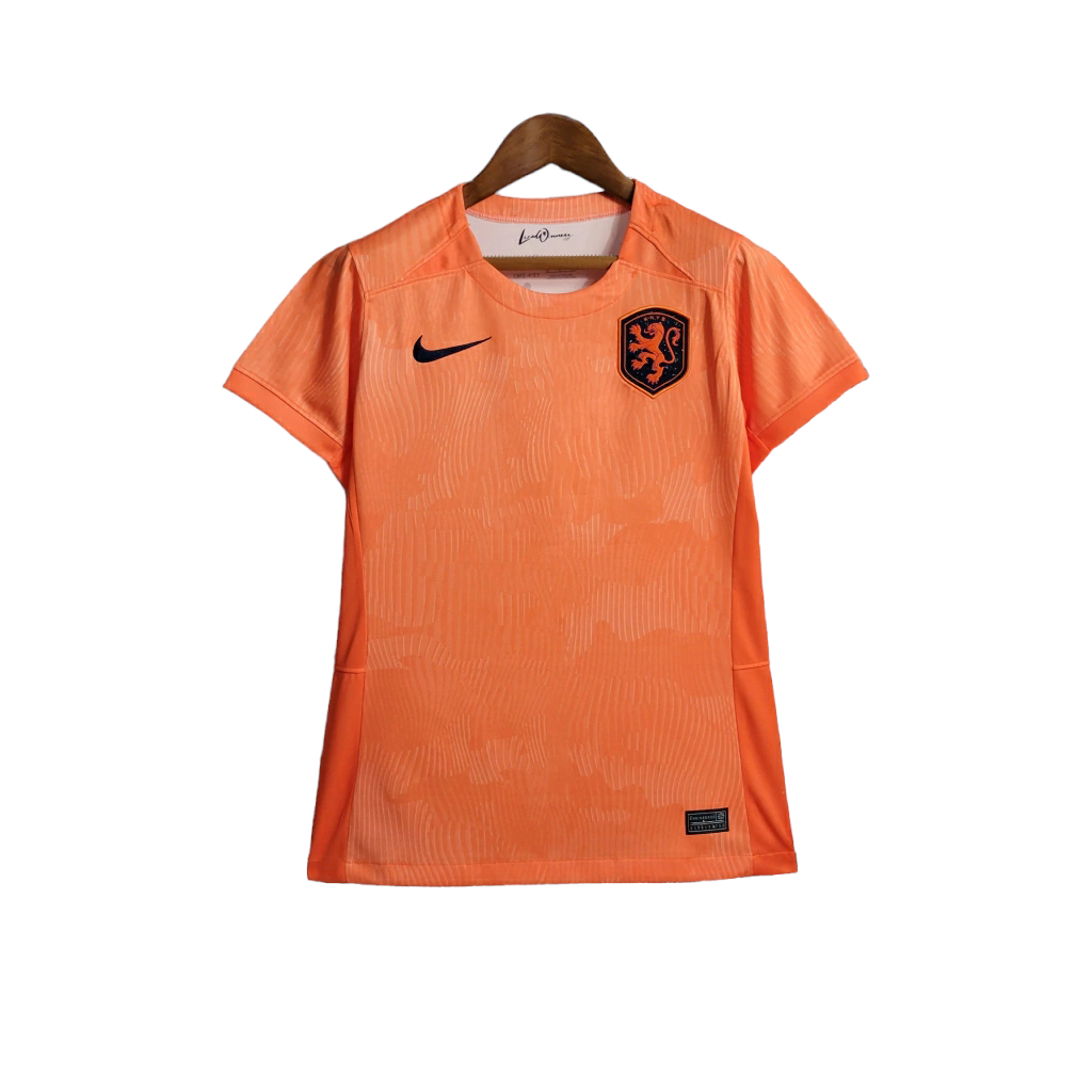 Camisa Seleção da Holanda Home 22/23 Torcedor Nike Masculina - Laranja