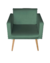Poltrona Decorativa/Recepção Diplomata Verde-Musgo - comprar online