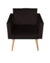 Poltrona Decorativa/Recepção Diplomata Preto - comprar online