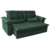 Sofá Retrátil e Reclinável 2,00m Roma - Veludo Importado - Espuma D33 Com Pillow Top - Verde-Musgo