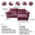 Sofá Retrátil e Reclinável Coliseu - Molas ensacadas - Espuma D33 - Fibra siliconada - Veludo Importado - Rosê - Sofabrica Estofados - Seu Conforto Começa Aqui!