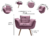 Poltrona Opala Premium Rosê - Sofabrica Estofados - Seu Conforto Começa Aqui!