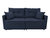 Sofá Cama Sem Caixa 2 Metros - Retrátil e Reclinável - Espuma D33 Dupla Camada - Cinza - loja online