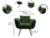 Poltrona Opala Premium Verde musgo - Sofabrica Estofados - Seu Conforto Começa Aqui!