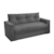 Conjunto 2 e 3 Compact 5 lugares encosto fixo Preto - comprar online