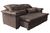 Sofá Retrátil e Reclinável 2,00m Roma - Veludo Importado - Espuma D33 Com Pillow Top - Marrom - Sofabrica Estofados - Seu Conforto Começa Aqui!