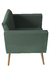 Poltrona Decorativa/Recepção Diplomata Verde-Musgo na internet