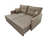 Sofá Cama Sem Caixa 2 Metros - Retrátil e Reclinável - Espuma D33 Dupla Camada - Bege - Sofabrica Estofados - Seu Conforto Começa Aqui!