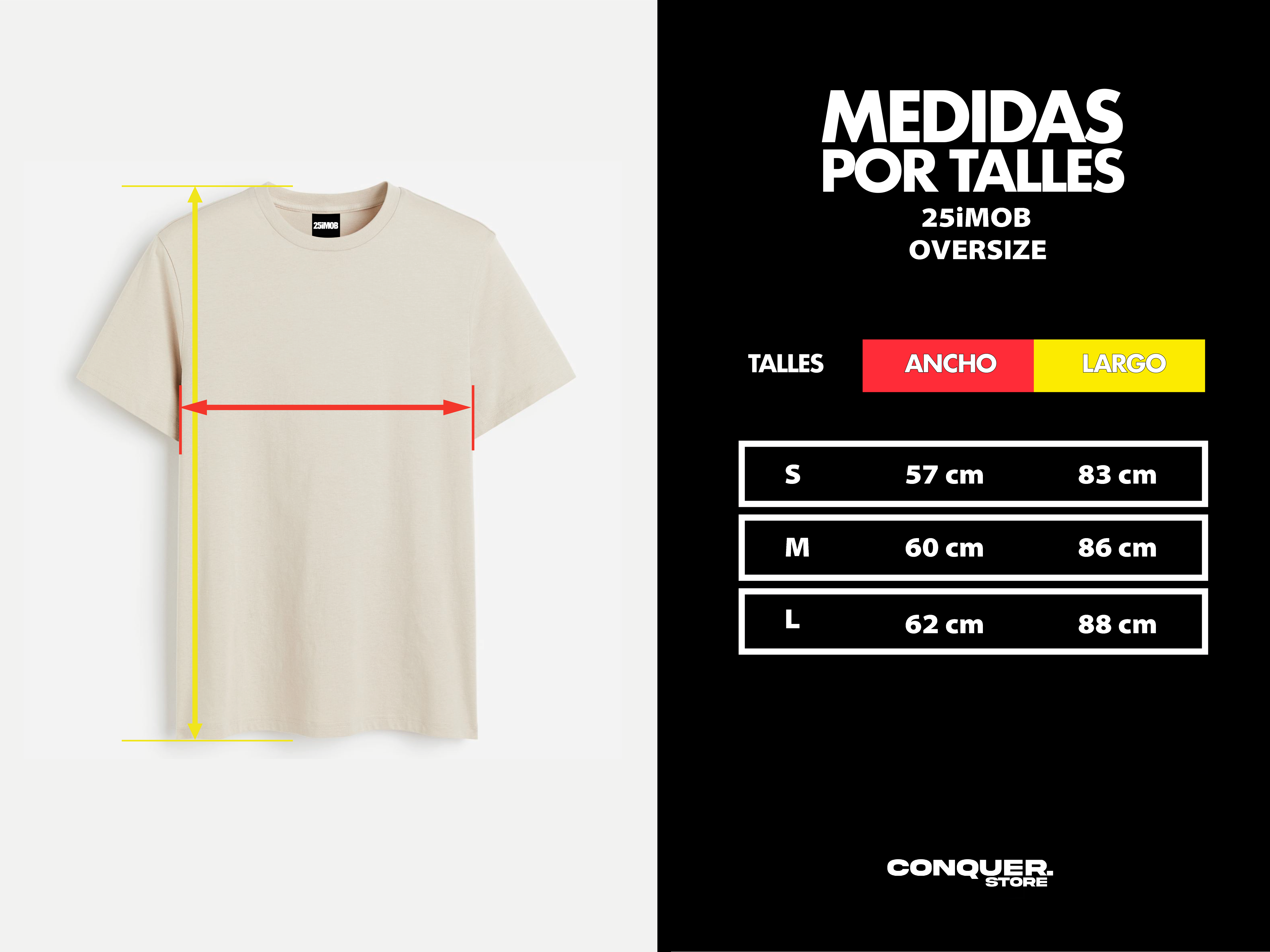 Medidas Oversize 25imob