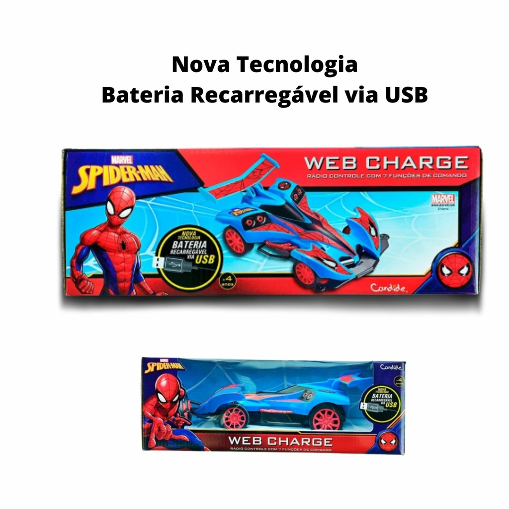 Brinquedo de Controle Remoto Carrinho 7 Funções Infantil - ShopJJ