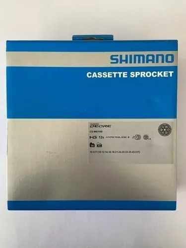 Cassette Shimano Deore CS-M6100 12 Vitesses 10-51 Dents - Neuf En Emballage Individuel