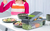 Super Cortador e Fatiador Multifuncional com Cesta - Ideal para Frutas, Verduras e Legumes