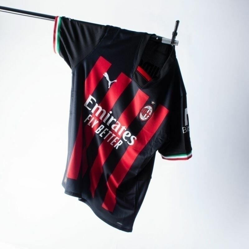 Camisa AC Milan Home 22/23 Torcedor Puma Masculina - Vermelha