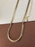 Colar correntaria folheado a ouro 18k