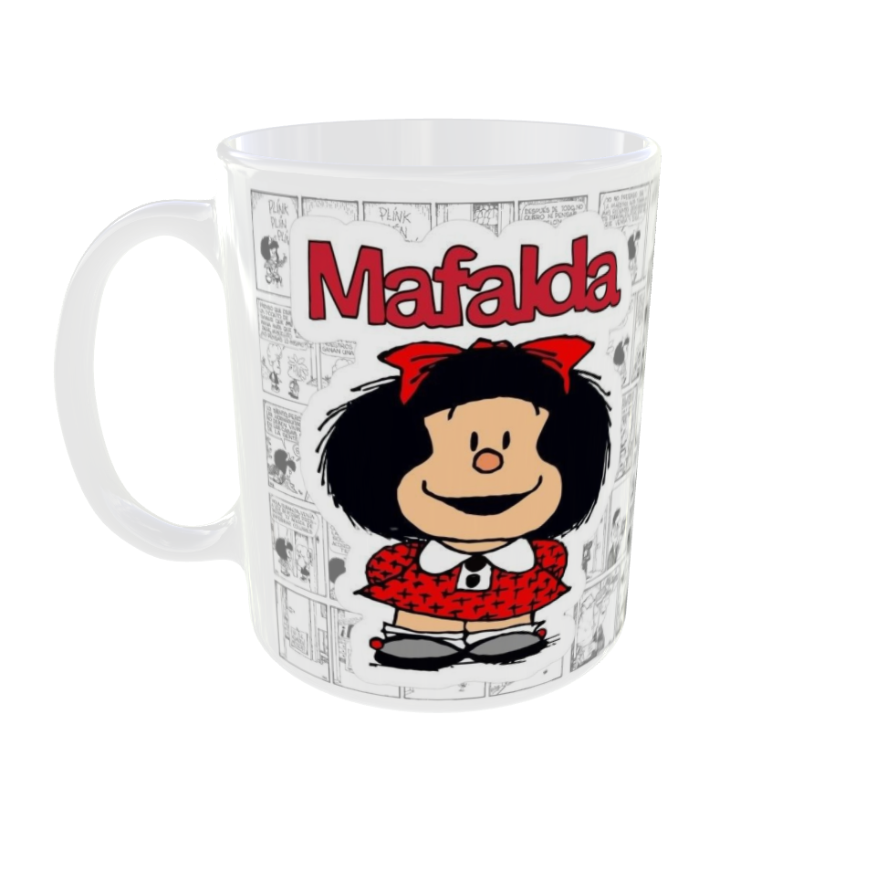 Taza Sublimada Mafalda - I Love Mafalda II