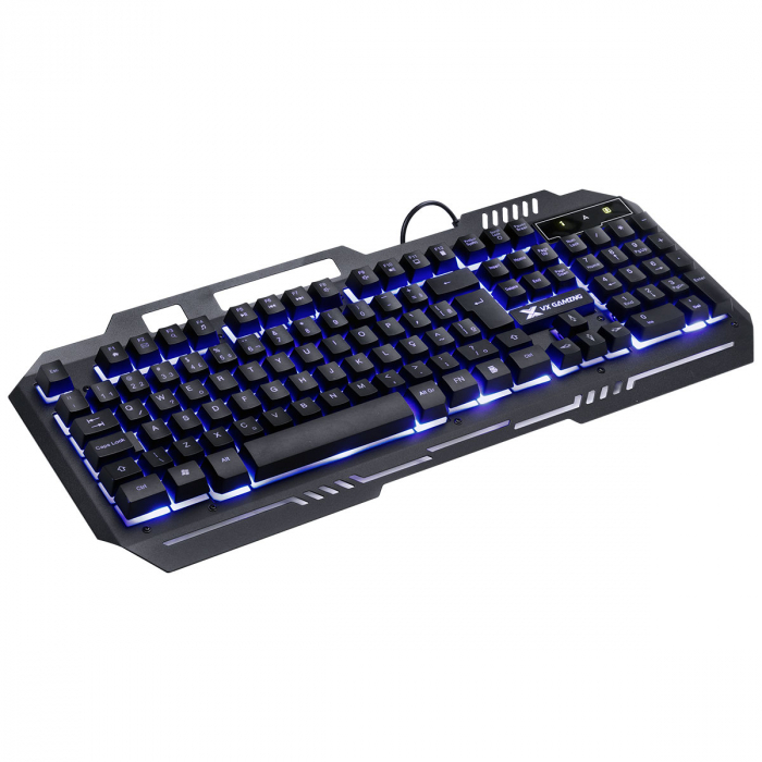 Teclado Gamer Vinik VX Gaming Armor GT500 com LED Multicor 1,8m de Cabo