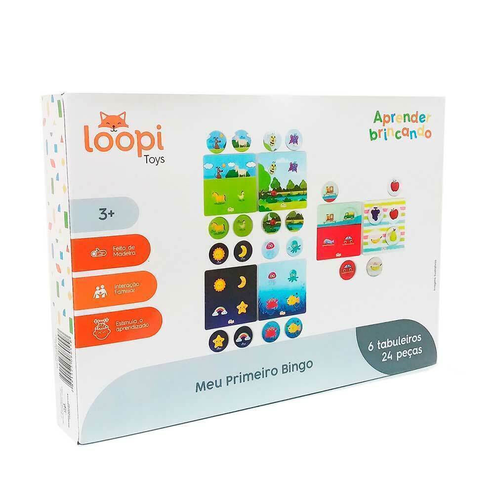 Jogo da Alfabetização em Madeira - Loopi Toys