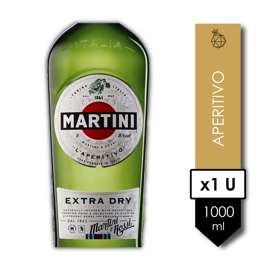 Martini Extra Dry . Aperitivo . 1000 ML