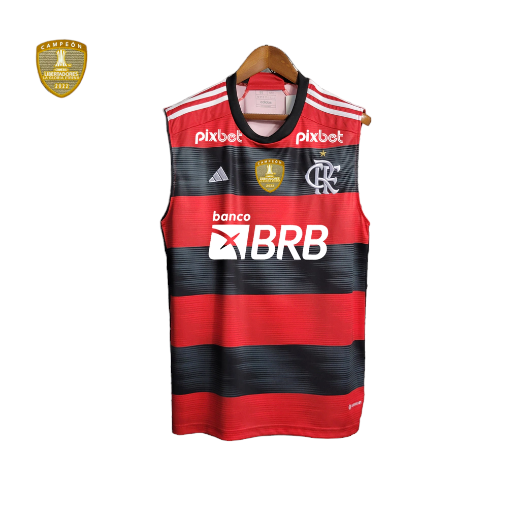 Camisa Flamengo Pré Jogo - Torcedor Adidas Masculina - Preto+