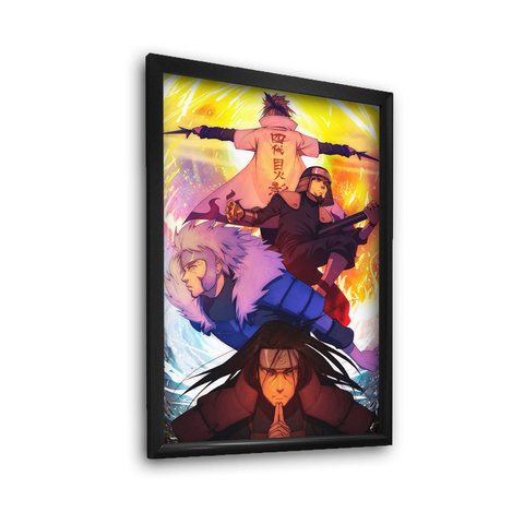 Quadro Decorativo Poster Naruto Uzumaki Desenho Game 2 em Promoção