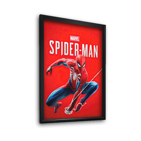 Quadro decorativo A3 SPIDER MAN, HOMEM ARANHA, GAME, JOGOS