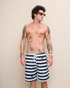Short Casal - Beach Coqueiro (Llistrado P/b coleção 1.0) na internet