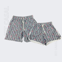 Short Casal - Beach Barco (coleção 4.0 P/b)