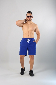 Short Moletinho - azul royal - Beach store