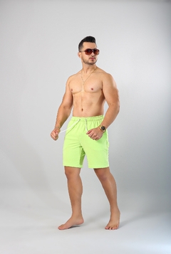 Short Moletinho - verde lima - loja online