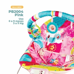 Imagen de Silla Nido Pikaboo Selva Rosa