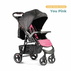 Coche Travel System Pikaboo You Rosado