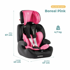 Silla De Auto Pikaboo Butaca Boreal Rosado - tienda online