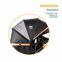 Coche Cuna Travel System Pikaboo Kansas Negro en internet