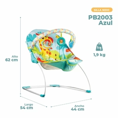 Silla Nido Pikaboo Selva Azul - Pikaboo