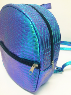 Mini mochila sereia holográfica - Volpi Design