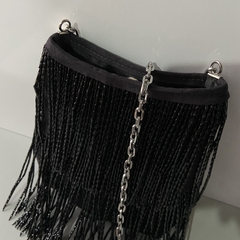 Bolsa franjas preta - comprar online