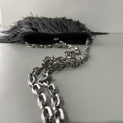 Bolsa franjas preta - comprar online