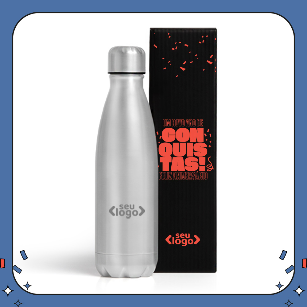 Silver Flow Bottle - Garrafa Inox 750ml