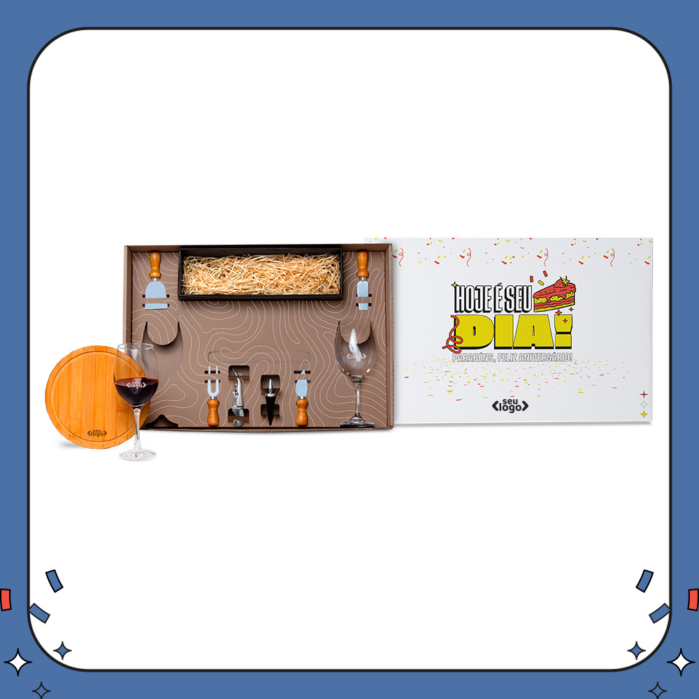 Kit Brindes & Degustação (9 peças)
