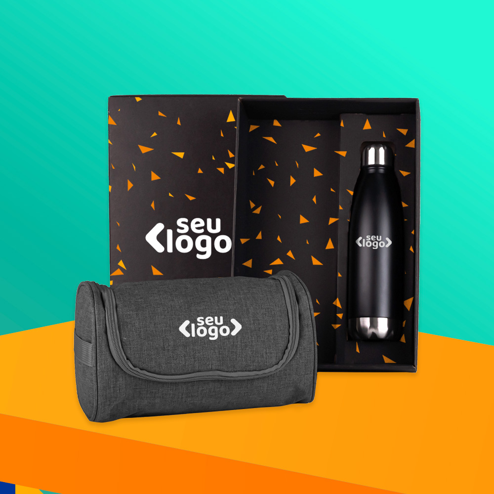 Kit Dynamic Duo (Necessaire e Garrafa)