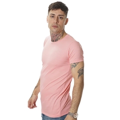 REMERA ALGODON BASICA ROSA