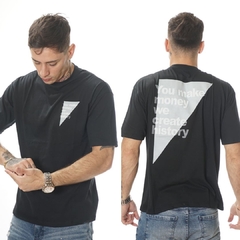 REMERA OVER YOU MAKE MONEY