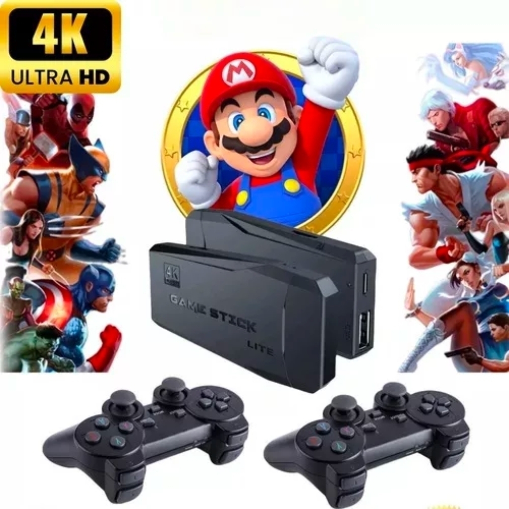 Video Game Retrô GameStick® + 2 Controles