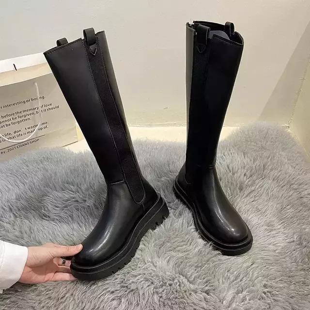 bota feminina cano longo