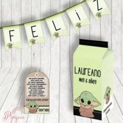 Kit imprimible personalizado - Baby Yoda - tienda online