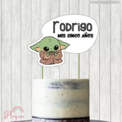 Kit imprimible personalizado - Baby Yoda