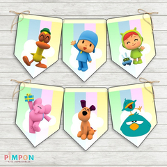 Kit imprimible personalizado - Pocoyo - tienda online