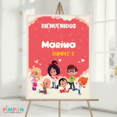 Kit imprimible personalizado - Cleo y Cuquin (rosa)