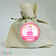Kit imprimible personalizado - Peppa Pig - pimpon